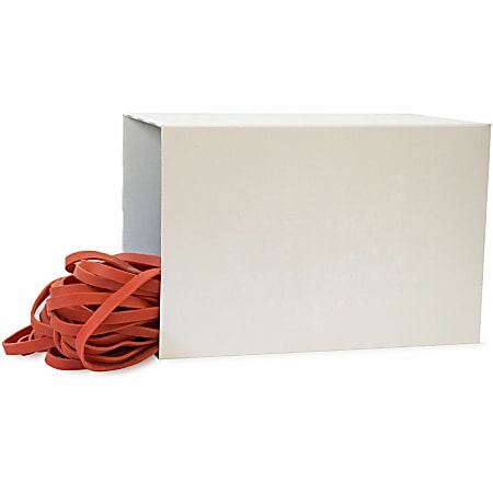 Alliance Rubber 07825 Heavy Duty Latex Rubber Bands, 12", Red, Approximately 50 Bands