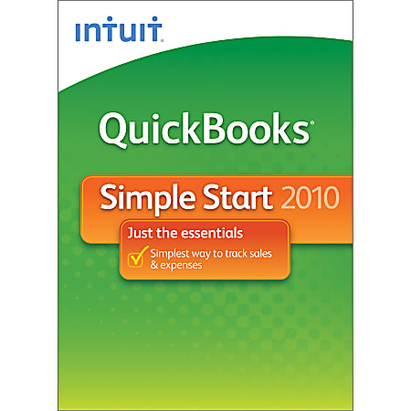 QuickBooks® Simple Start 2010, Traditional Disc