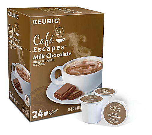 Café Escapes™ Milk Chocolate Hot Cocoa Single-Serve K-Cup®,