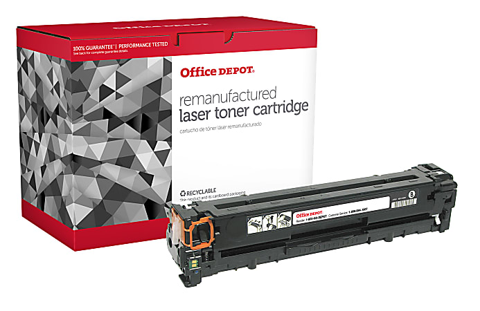 Office Depot® Brand Remanufactured Black Toner Cartridge Replacement For HP 125A, CB540A, OD1215B