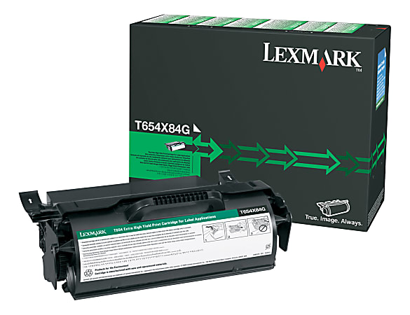 Lexmark™ T654X84G Remanufactured High-Yield Return Program Black