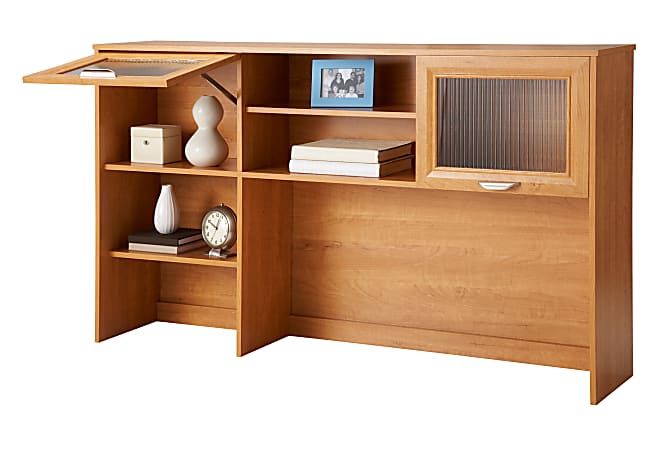 Realspace® Magellan Hutch For Corner/L-Desk, Honey Maple