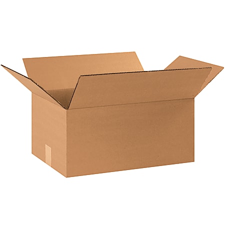 Office Depot® Brand Corrugated Boxes, 9"H x 11 1/4"W x 17 1/4"D, Kraft, Bundle Of 25