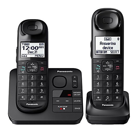 【激安セール】 Panasonic DECT 6.0 Cordless Phone With Answering Machine And その他