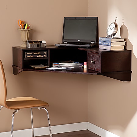 Southern enterprises wall mount laptop desk cheap