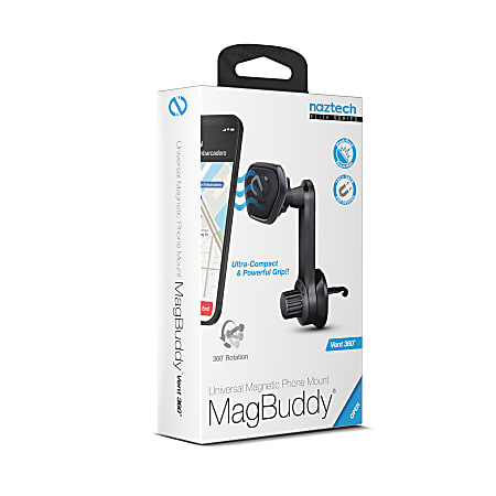 Naztech MagBuddy Elite Vent 360 Mount, Black