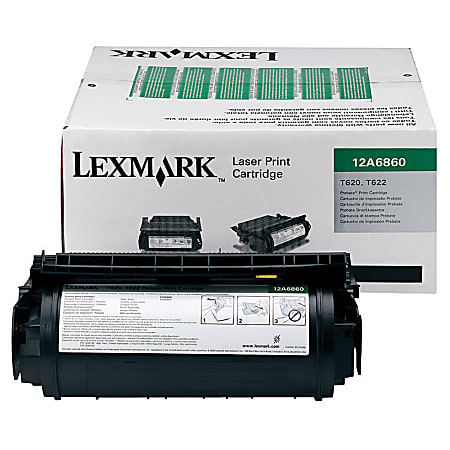 Lexmark™ 12A6860 Return Program Black Toner Cartridge