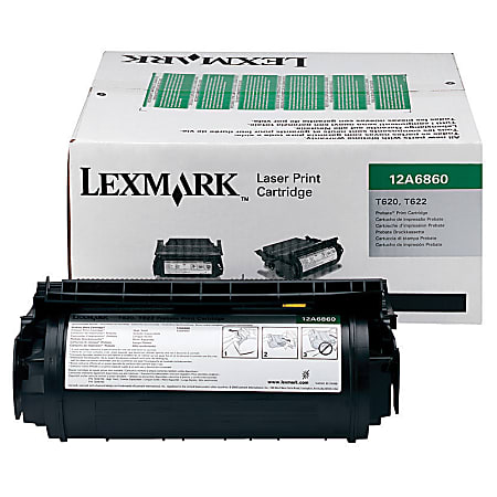Lexmark™ 12A6860 Black Return Program Toner Cartridge