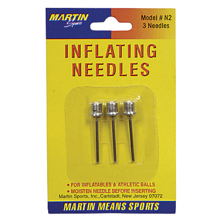 Martin Inflating Needles, Pack Of 3