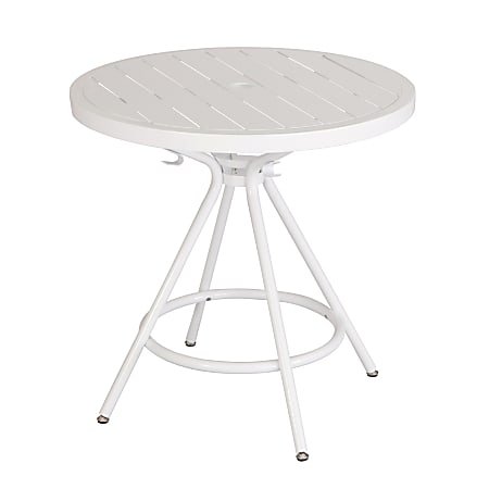 Safco CoGo™ Outdoor/Indoor Round Table, 36" Diameter, White