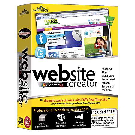 Website Creator v9, Download Version
