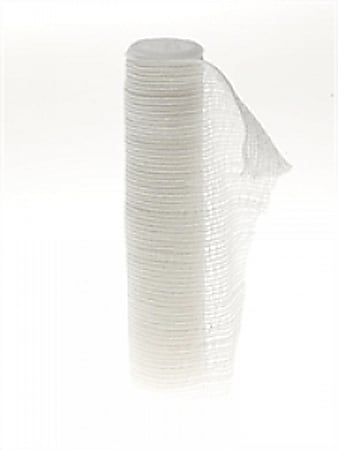 Medline Bulkee Lite Nonsterile Conforming Bandages, 6" x 4 3/8 Yd., White, Pack Of 48