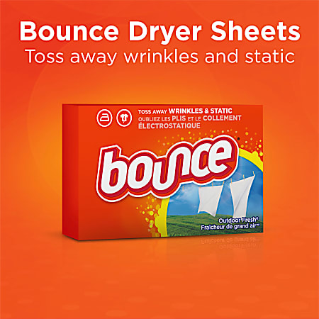 2-Bounce Fabric Softener Dryer Sheets - 34 Sheets per box 68 Total