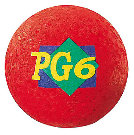 Martin Playground Ball, 6", Red