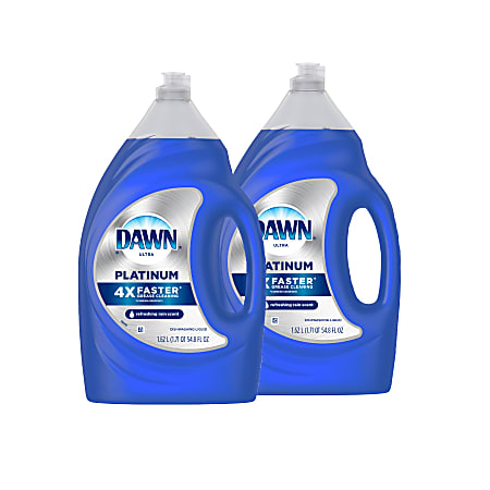 2 PACK DAWN PLATINUM Power wash 16oz ** DISH SPRAY** Dish Soap