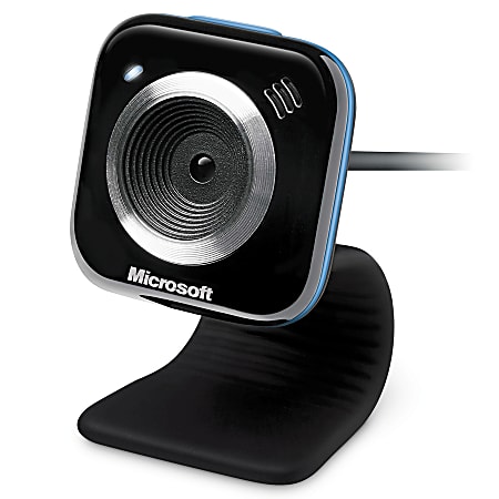 Microsoft® LifeCam VX-5000 Webcam, Black/Blue