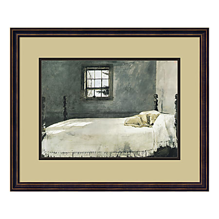 Amanti Art Master Bedroom Framed Art Print By Andrew Wyeth, 17 5/8" x 21 5/8", Dark Bronze/Wood