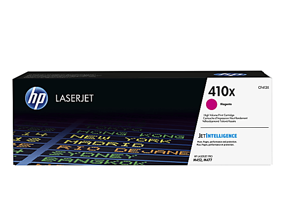 HP 410X Magenta High Yield Toner Cartridge, CF413X