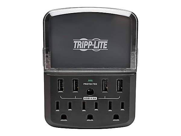 Tripp Lite 4-Port Wallmount USB Charging Station w
