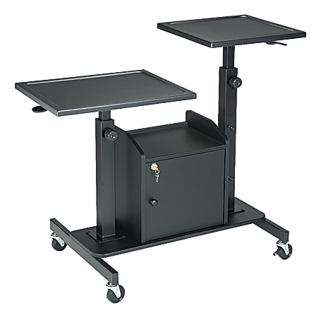 Balt® Pro-View 3-Shelf Projection Stand With 2 Platforms, 44 1/2"H x 33"W x 24"D, Black