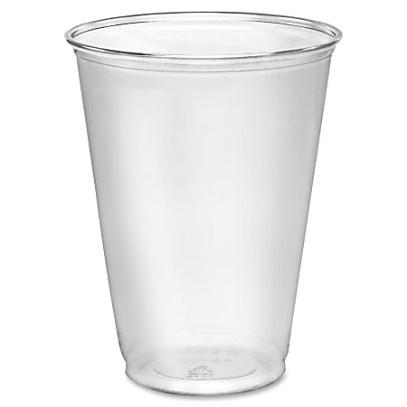 Solo Cup Plastic Cold Beverage Cups, 7 Oz, Clear, Carton Of 1,000