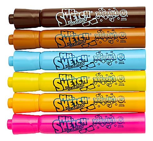 Mr. Sketch Scented Markers Assorted Colors Set Of 8 - Office Depot