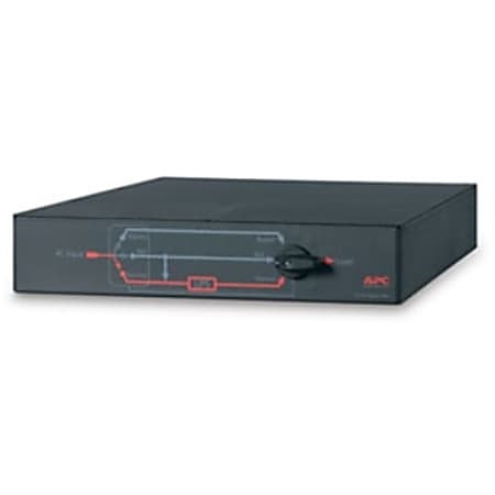 APC Service Bypass Panel - Bypass switch (rack-mountable) - AC 230 V - output connectors: 10 - 2U - 19" - black - for InfraStruXure Type A 4-12; Smart-UPS 3000, 3000R3IBX120, 3000RM X-93, 5000