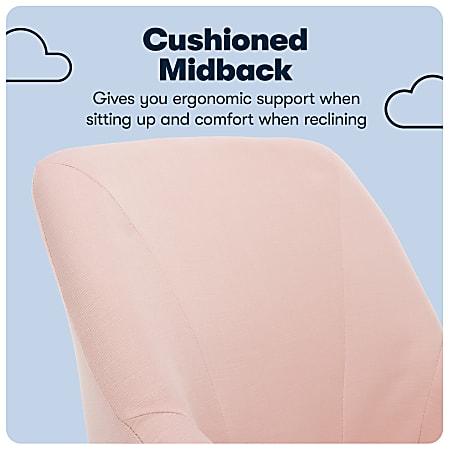Serta leighton task on sale chair blush