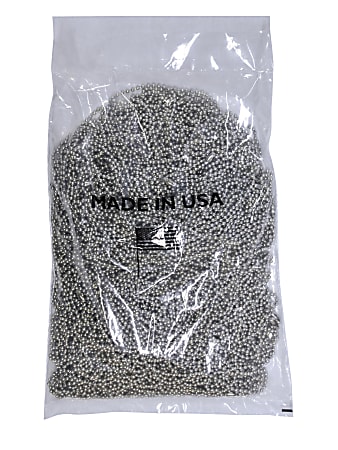 BMC Ball Chain Dog Tag Chains, 27", Stainless Steel, Pack Of 100