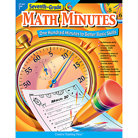 Creative Teaching Press® Math Minutes, Grade 7