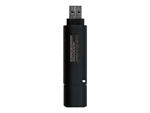 Kingston DataTraveler 4000 G2 Management Ready - USB flash drive - encrypted - FIPS 140-2 Level 3 - 8 GB - USB 3.0 - TAA Compliant