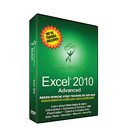 Total Training For Microsoft Excel 2010 Advanced - Office Depot