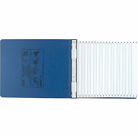 Wilson Jones® Presstex® Pressboard Data Binder, 50% Recycled, Light Blue