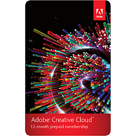 Adobe Creative Cloud Membership Full - 1 Year, Download Version