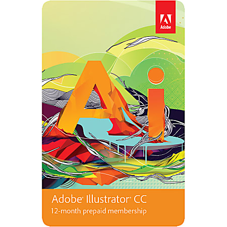 Adobe Illustrator CC (Subscription - 1 Year), Download Version