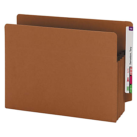 Smead® End-Tab Extra-Wide File Pockets, 3-1/2" Expansion,