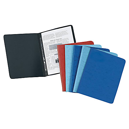 ACCO® Presstex® Binder, Side Bound, 11" x 8 1/2", 60% Recycled, Light Blue