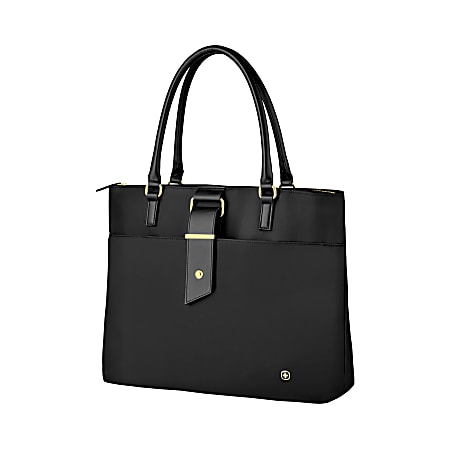 Women's Tote Bag HP 15.6 Black Venetian Big Purse Handbag Fits Laptops