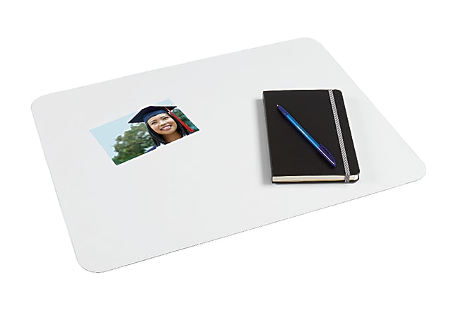 Realspace Desk Pad With Antimicrobial Protection 17 H X 22 W Clear