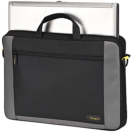 Targus CityGear TSS545US Carrying Case for 16" Notebook, Document, Accessories - Gray, Black