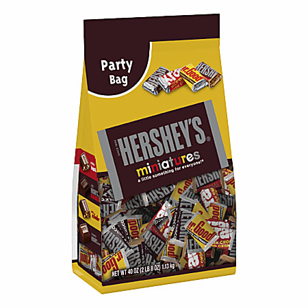 Hershey's® Miniatures Stand-Up Bag, 40 Oz