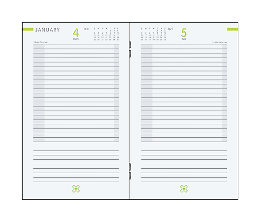 Day Runner Life Tracker Calendar Refill Module Daily 4 78 x 8 Office