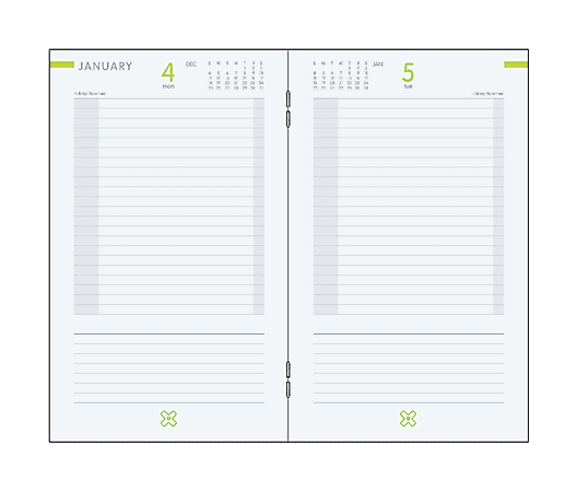 Day Runner® Life Tracker Calendar Refill Module, Daily, 3 3/8" x 5 3/4"