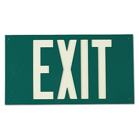 Glo Exit Signs, Green