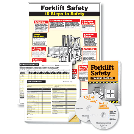 ComplyRight™ Forklift Training Compliance Bundle, English, 18" x 24", English