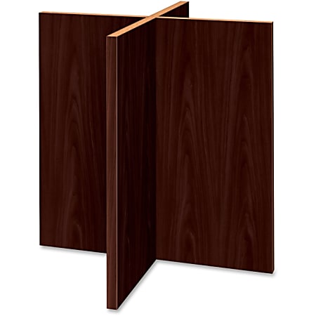 Basyx by HON Conference Table Base - X-shaped Base - 27.88" Height - Assembly Required - Mahogany