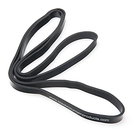 Black Mountain Products Strength Loop Resistance Band, 3/4" Thick, Black