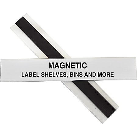 C-Line Hol-Dex Magnetic Shelf/Bin Label Holder, 6