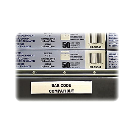 C-Line Hol-Dex Magnetic Shelf/Bin Label Holder, 6