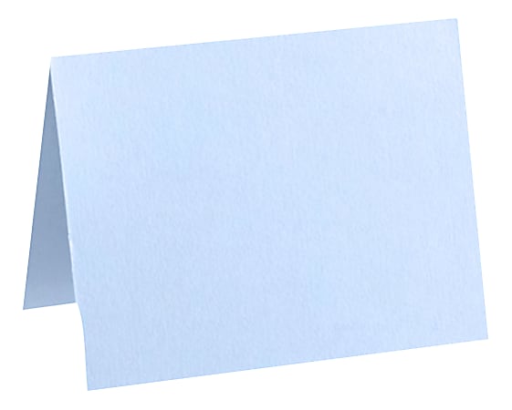 LUX Folded Cards, A6, 4 5/8" x 6 1/4", Baby Blue, Pack Of 50